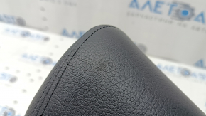 Rear right headrest, 2nd row, BMW 4 Series F36 15-20 Gran Coupe, black leather, SCHWARZ, worn, scratches