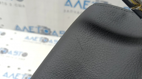 Rear right headrest, 2nd row, BMW 4 Series F36 15-20 Gran Coupe, black leather, SCHWARZ, worn, scratches