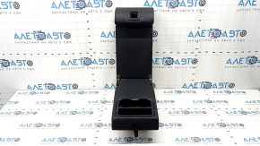 Rear seat row 2 upper center section with armrest BMW 4 F36 15-20 Gran Coupe black leather, Sport, dented, needs cleaning