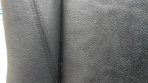 Lower passenger seat trim for BMW 4 Series F36 15-20 Gran Coupe, black leather, SCHWARZ, Sport, heated, dented, scratches, needs cleaning