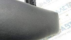 Knee support for the driver's seat, complete, BMW 4 Series F36 15-20 Gran Coupe, black leather, SCHWARZ, Sport, heated, dented, scratches