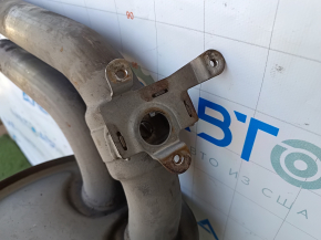 Exhaust line middle section with catalytic converter BMW 4 F32/33/36 14-16 N26 AWD with damper, with rear bank
