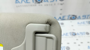 Left visor for Subaru Forester 19-24 SK, gray, under the sunroof, without a hook, with backlight, for cleaning