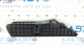 Right front center console side trim for Audi A5 F5 18-25, black, with plug, scratched