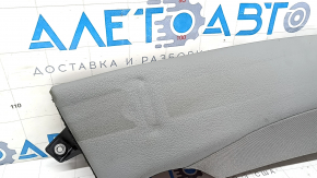 Right side bolster for the 2nd row of seats for an Audi A5 F5 18-19, gray leather, ready to clean