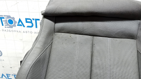 Lower passenger seat trim for Audi A5 F5 18-19, 5D gray leather with perforation, with knee support, Sport, ready to clean