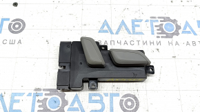 Audi A5 F5 18-25 5D passenger seat control, gray, with buttons