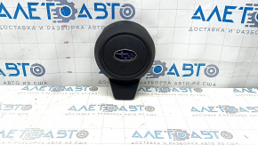 Subaru Forester 19-24 SK black, scratched steering wheel airbag for the driver.