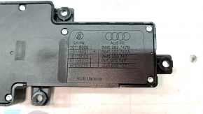 Audi A5 F5 18-25 5D driver's seat control, gray, with buttons