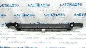 The front bumper absorber of a Subaru Forester 19-21 SK is dented, there is a crack in the fasteners