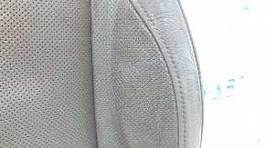 Driver's seat lower trim for Audi A5 F5 18-19, 5D leather, gray with perforation, with knee support, Sport, for cleaning