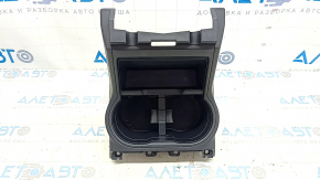 Subaru Forester 19-24 SK black cup holders with trim, scratches