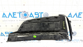 Right front bumper grille for Audi A5 F5 18-19 without radar, black with chrome molding, S-Line, sand