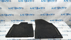 Set of floor mats for Lexus RX350 RX450H 13-15 rubber black