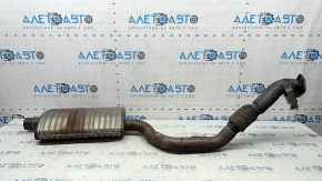 Audi A5 F5 17-24 2.0T exhaust pipe mesh is torn