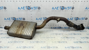 Audi A5 F5 17-24 2.0T exhaust pipe mesh is torn
