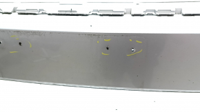 Bare front bumper VW Passat b8 16-19 USA silver, non-factory holes, scratches
