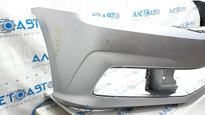 Bare front bumper VW Passat b8 16-19 USA silver, non-factory holes, scratches