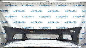 Bare front bumper VW Passat b8 16-19 USA silver, non-factory holes, scratches