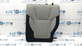 Backrest of the rear left seat, 2nd row, Subaru Forester 19-24 SK, combined black and gray cloth, for cleaning