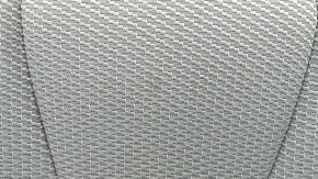 Backrest of the rear left seat, 2nd row, Subaru Forester 19-24 SK, combined black and gray cloth, for cleaning
