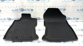 Set of floor mats for Subaru Forester 19-24 SK, black rubber