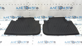 Set of floor mats for Subaru Forester 19-24 SK, black rubber