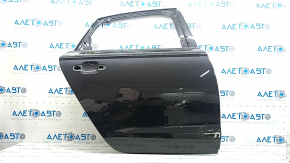 Bare rear right door of an Audi A6 C7 12-18 graphite LX7U, scuffed, dents