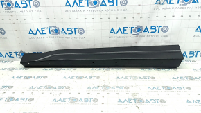 Lower front left door trim Subaru Forester 19-24 SK black, scratches, dented