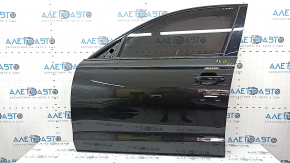 Front left door assembly for Audi A6 C7 12-18 triplex, keyless, graphite LX7U, dent, scratches on molding