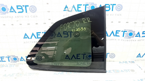 Subaru Forester 19-24 SK rear right window, blind glass, scratches on molding, tear on seal