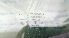 Subaru Forester 19-24 SK rear right window, blind glass, scratches on molding, tear on seal