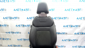 Nissan Ariya 23-25 passenger seat with airbag, manual, heated, black leatherette with Alcantara insert