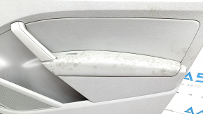 Front right door panel for VW Passat b8 16-19 USA, gray, gray leather armrest, dark wood molding, dry-cleanable