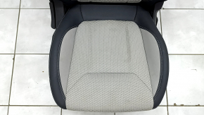Subaru Forester 19-21 SK passenger seat without airbag, manual, black and gray, combined cloth, heated, dry-cleanable