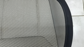 Subaru Forester 19-21 SK passenger seat without airbag, manual, black and gray, combined cloth, heated, dry-cleanable