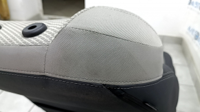 Subaru Forester 19-21 SK passenger seat without airbag, manual, black and gray, combined cloth, heated, dry-cleanable