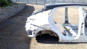 Quarter wing rear right Nissan Ariya 23-25 on the body, white XGA, dented