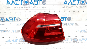 Left outer fender light for VW Passat b8 16-19 USA LED, scratches