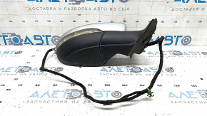 Right side mirror assembly for VW Passat B8 16-19 USA, 10+2 pins, turn signal, BSM, silver