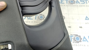 Upper left center pillar trim for Audi A6 C7 12-18 under the deflector, black, scratches, needs cleaning