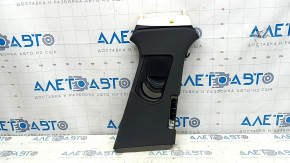 Upper right center pillar trim for Audi A6 C7 12-18, under the deflector, black, scratches, needs cleaning
