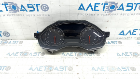 Audi A6 C7 16-18 instrument cluster, headlights, no night vision, 79k, scratches, air leaks along the edge