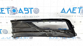 Front bumper grille, right side, VW Passat b8 16-19 USA, under fog lights, sand
