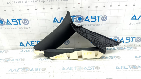 Left rear window trim for Audi A6 C7 12-18, black, scratches, broken mount, needs cleaning