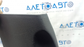 Lower left center pillar trim for Audi A6 C7 12-18, black, scratches