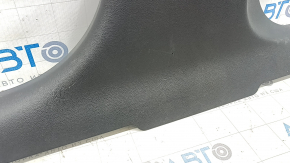 Audi A6 C7 12-18 black center pillar trim, scratches, lower right