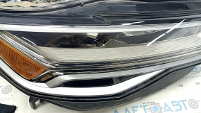 Right front headlight assembly for Audi A6 C7 16-18, rest LED, sand