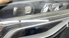 Right front headlight assembly for Audi A6 C7 16-18, rest LED, sand