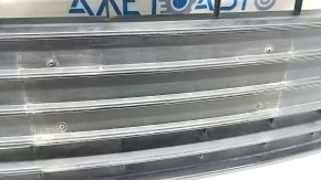 Complete radiator grille for Audi A6 C7 16-18, matte finish + gloss black, with "quattro" emblem, for parking sensors, non-factory holes, sand